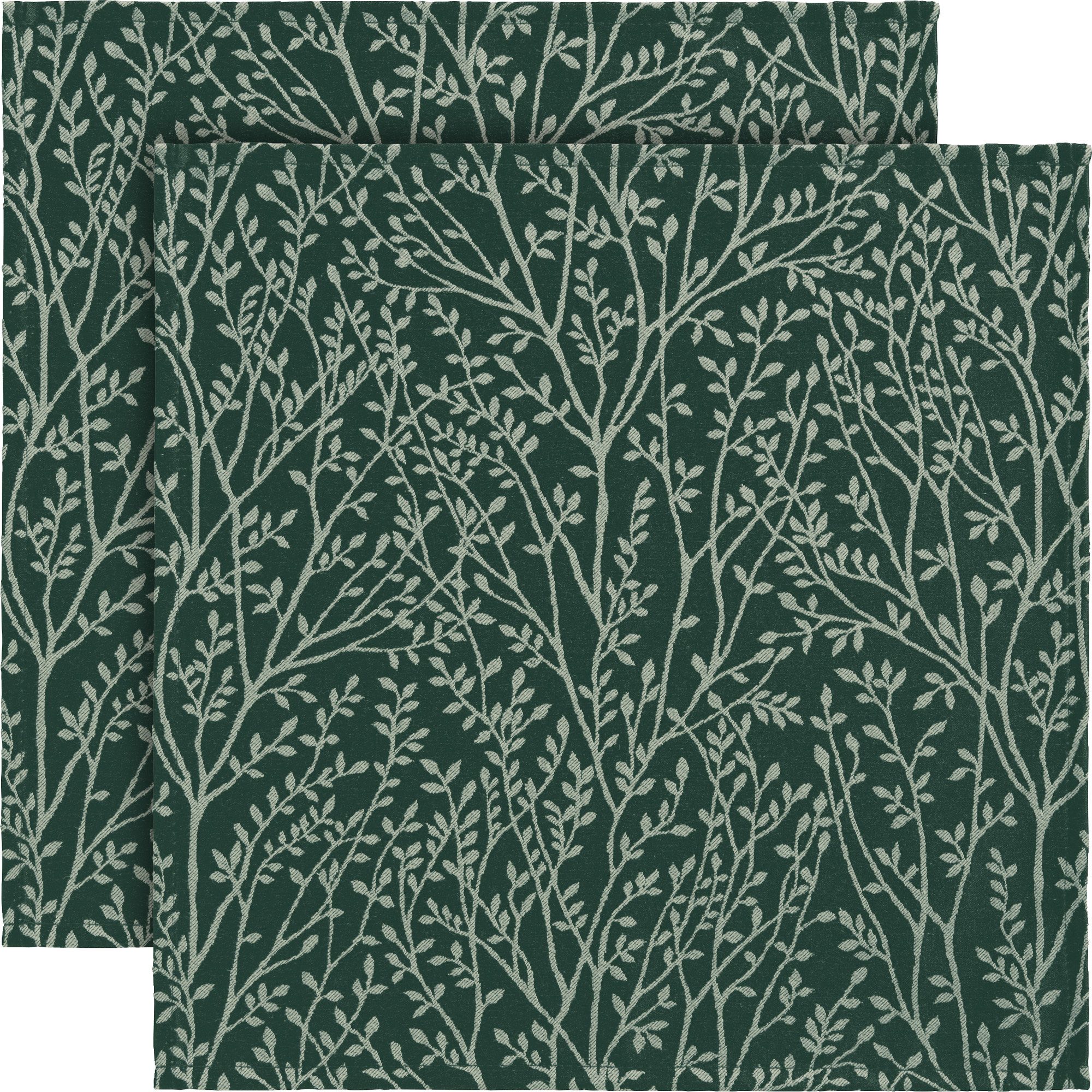 Erwin Müller Stoffserviette Serviette "Malaga" 2er-Pack, fleckabweisend Ranke