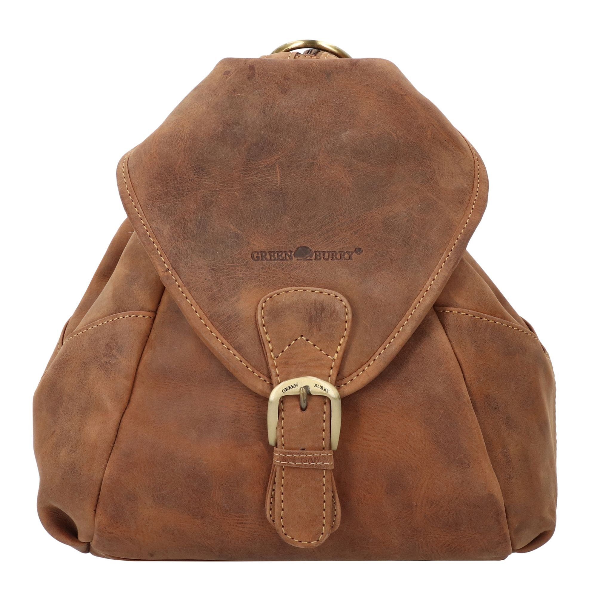 Greenburry Cityrucksack Vintage, Leder günstig online kaufen