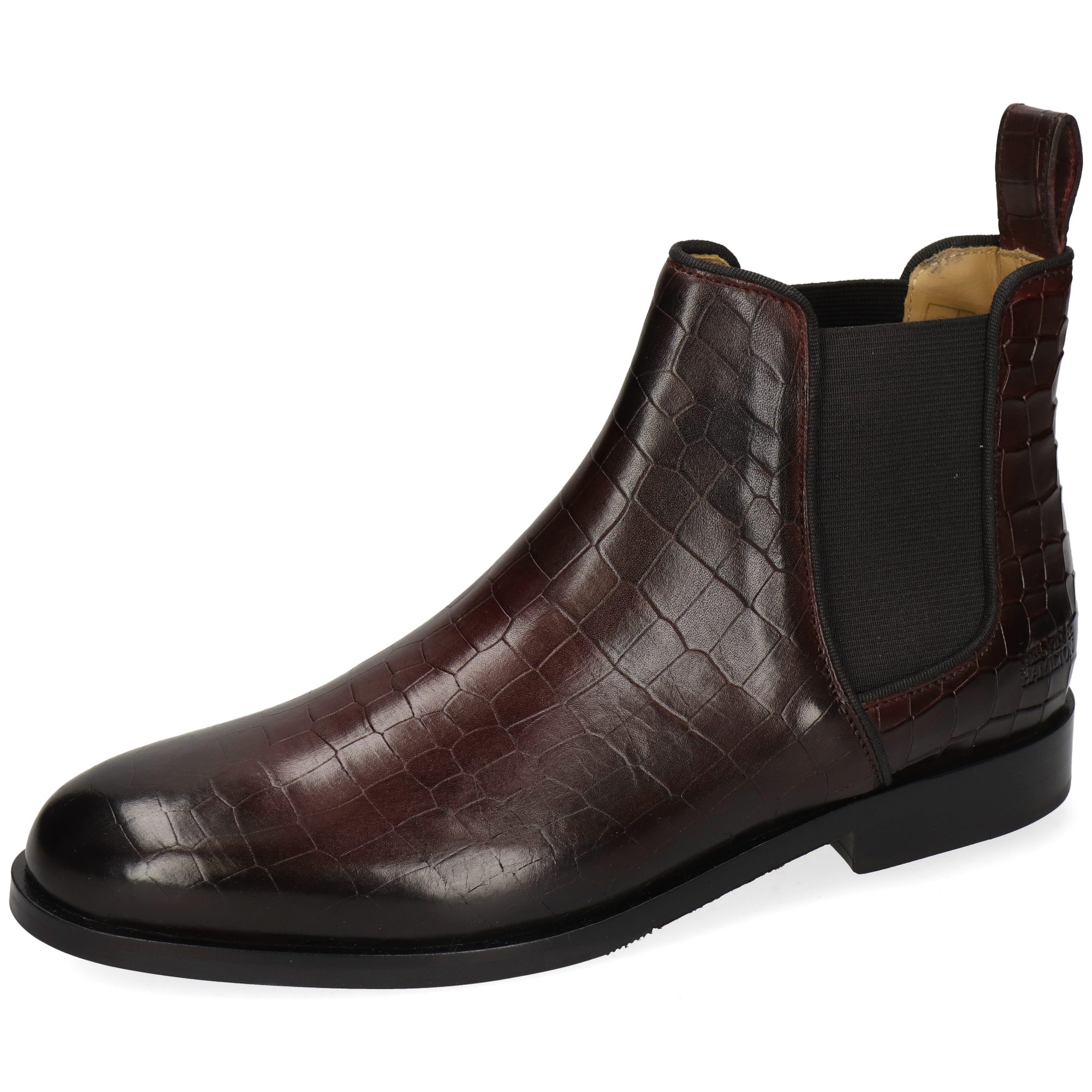 Melvin & Hamilton Susan 70 Leder-Chelsea Boots für Damen Stiefelette Flache Absätze, Echtes Leder, Vegetabile Gerbung