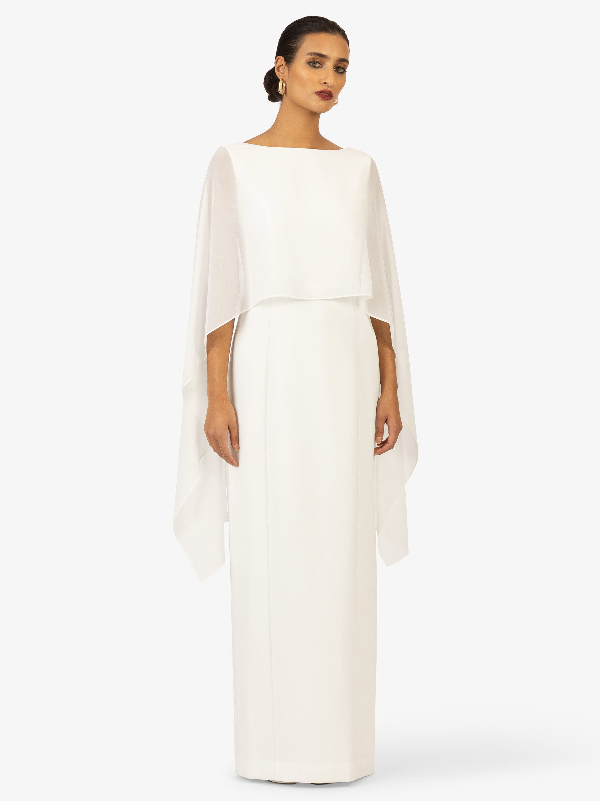 Kraimod Abendkleid mit Tüllärmeln und tiefem günstig online kaufen