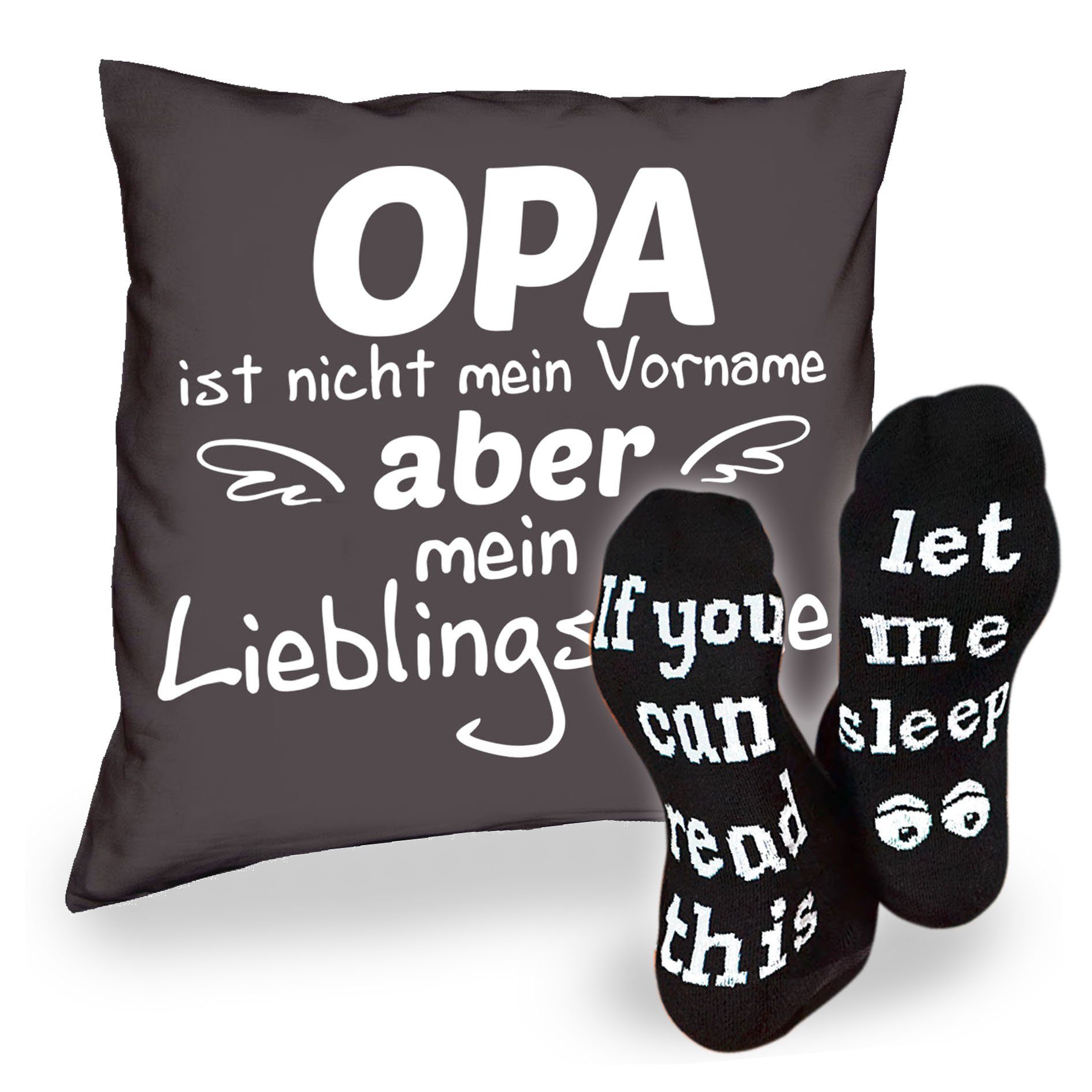 Soreso® Dekokissen »Kissen Opa Lieblingsname & Sprüche Socken Sleep«,  Geschenke für Großvater Geschenkidee online kaufen | OTTO