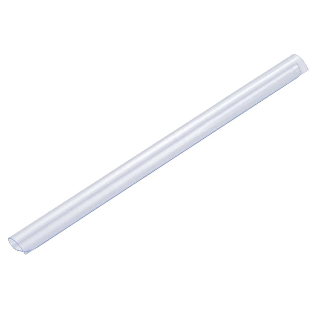 vidaXL Draht Clips für Sichtschutzstreifen 100 Stk. PVC Transparent, (100St)