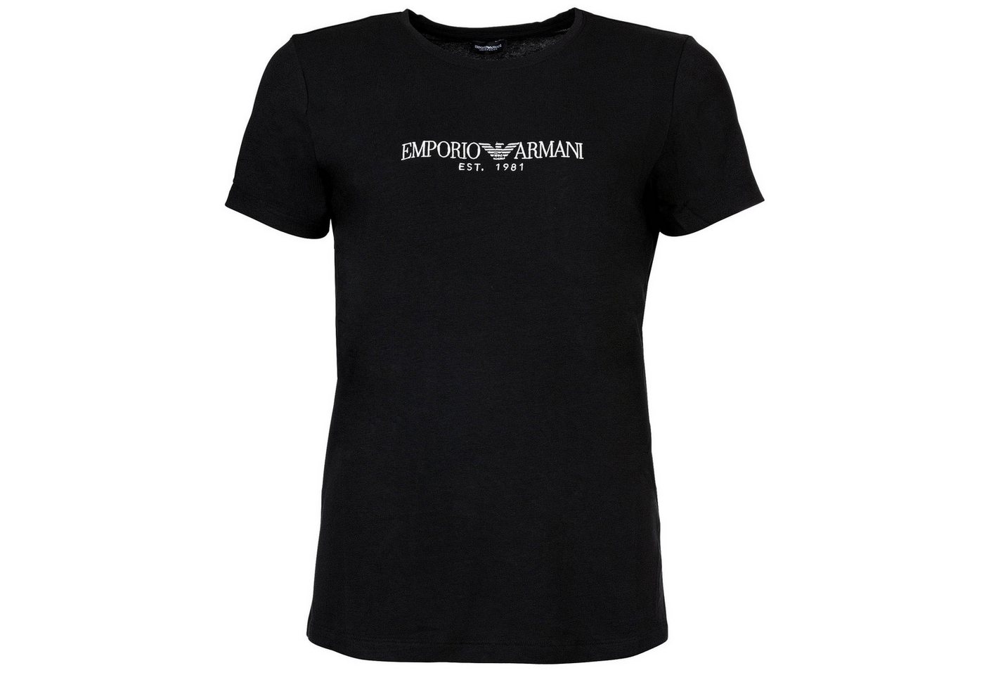 Emporio Armani T-Shirt Damen T-Shirt 1er Pack Baumwolle EVERYDAY COTTON (Packung, 1er Pack)