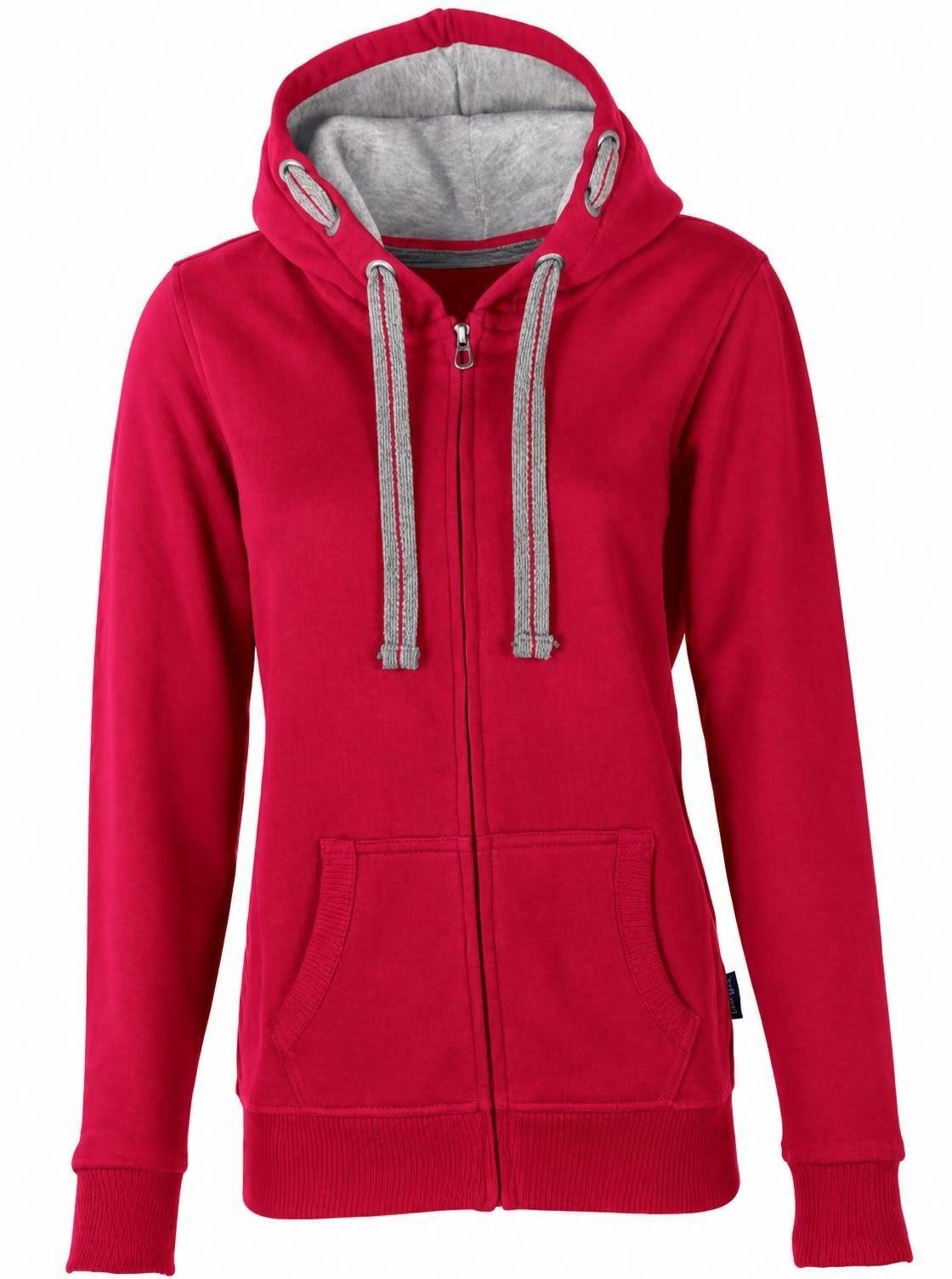 HRM Kapuzensweatjacke Damen Hooded Jacket, Figurbetonter, moderner Schnitt