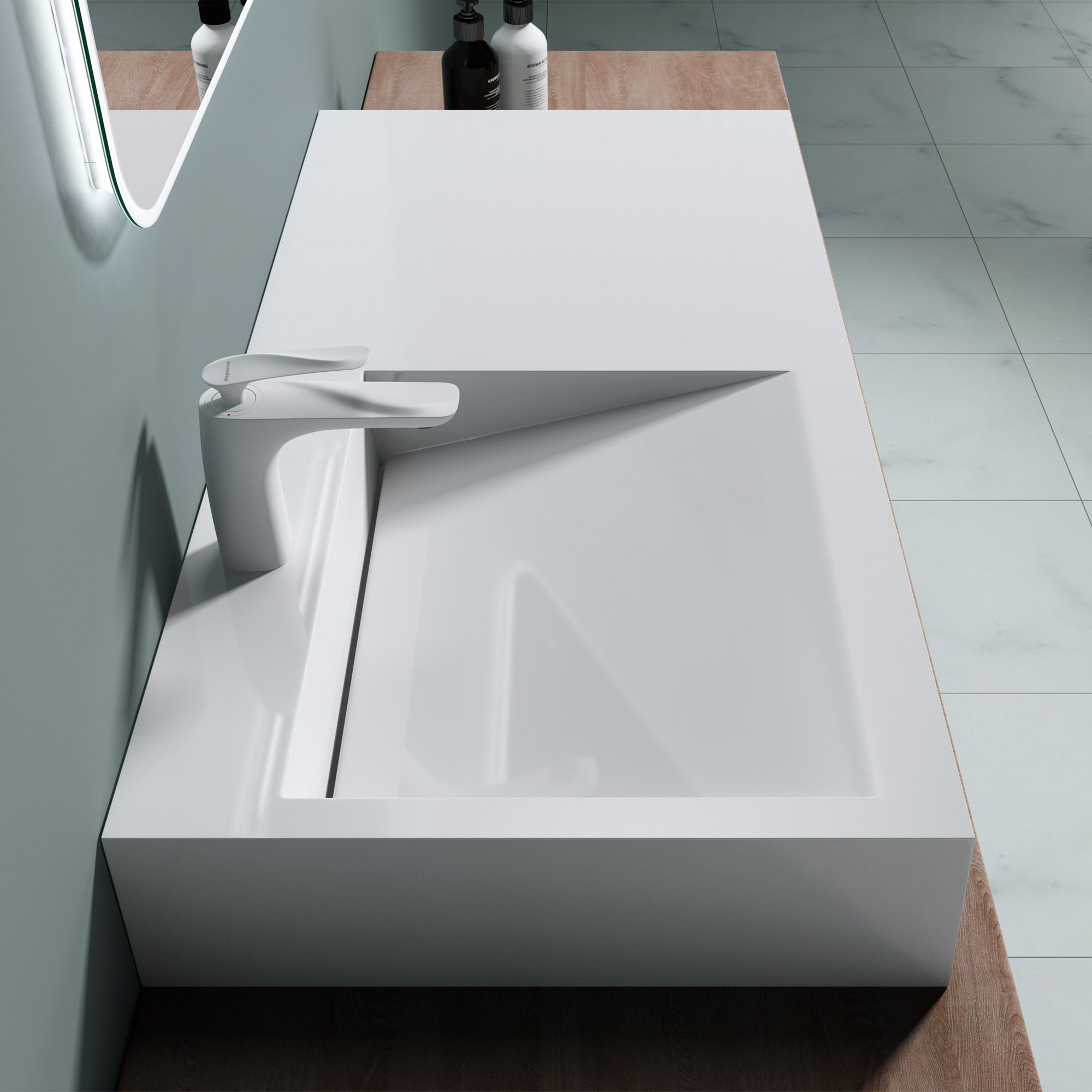 doporro Waschbecken Design Aufsatzwaschbecken Col11 Hängewaschbecken günstig online kaufen