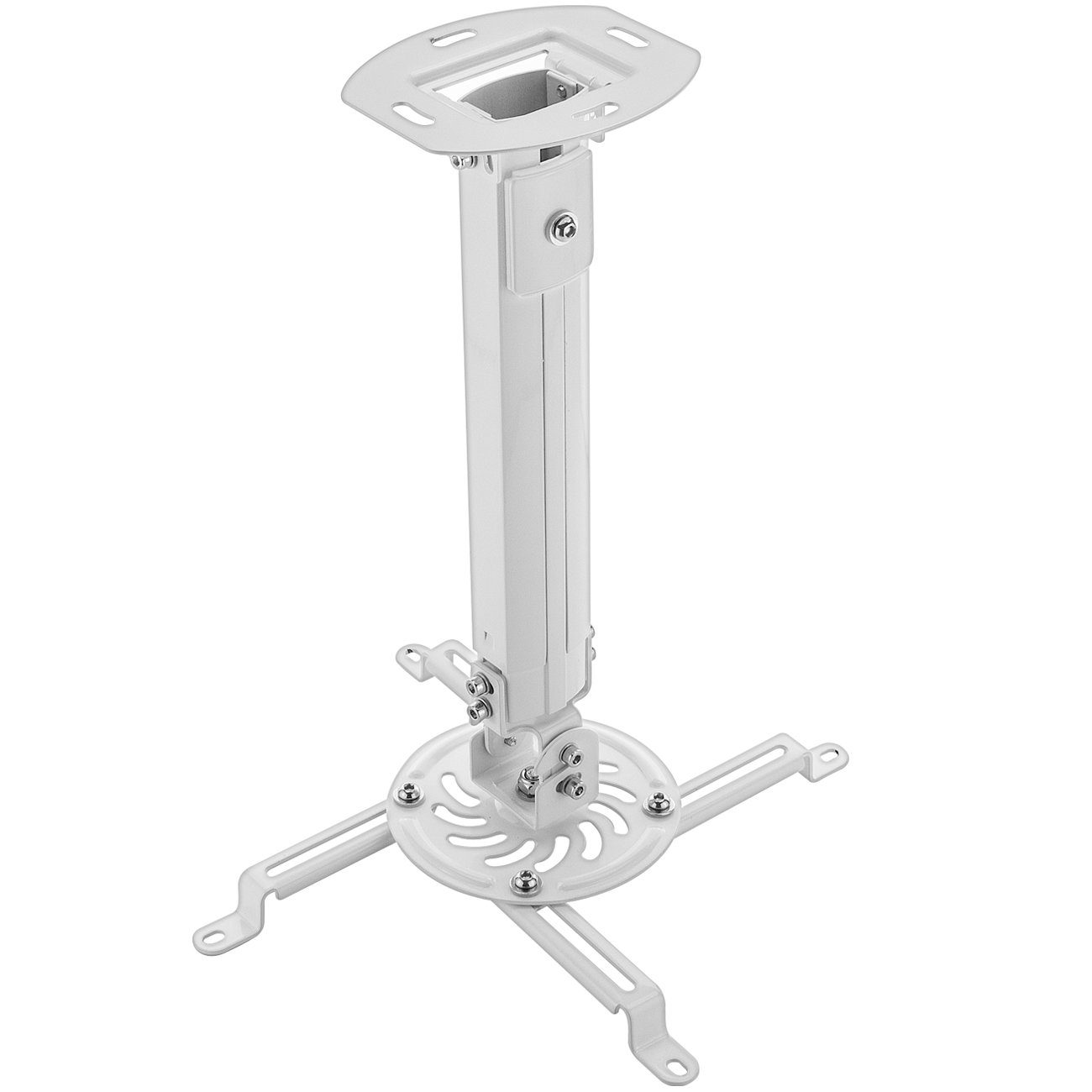 deleyCON Beamer-Deckenhalterung deleyCON Universal Beamerhalterung Deckenhalterung Neigbar 360°