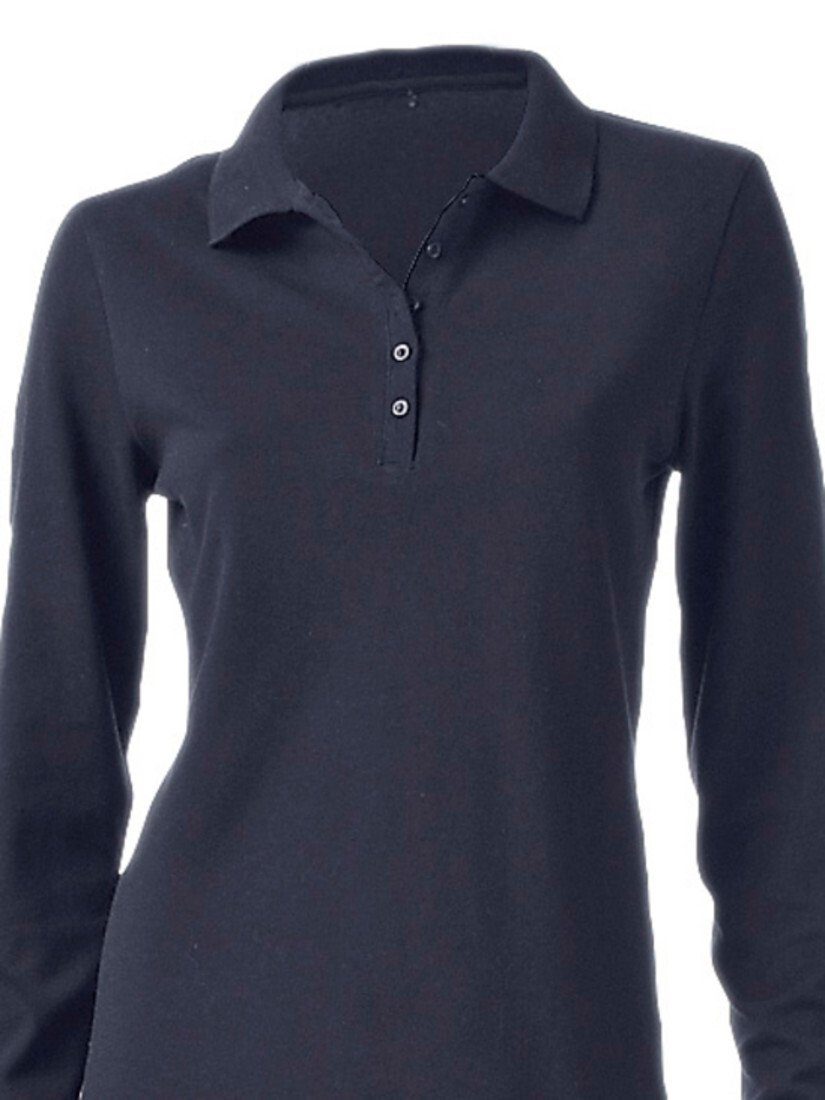 heine T-Shirt Poloshirt Langarm