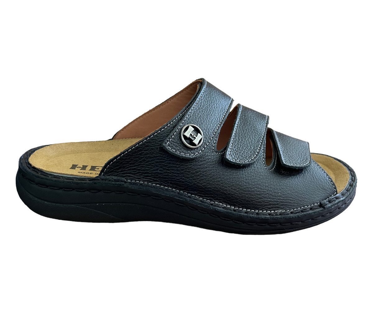 Helix STARWALKER by HELIX Herren Komfort Pantolette 82033-31 schwarz Pantolette