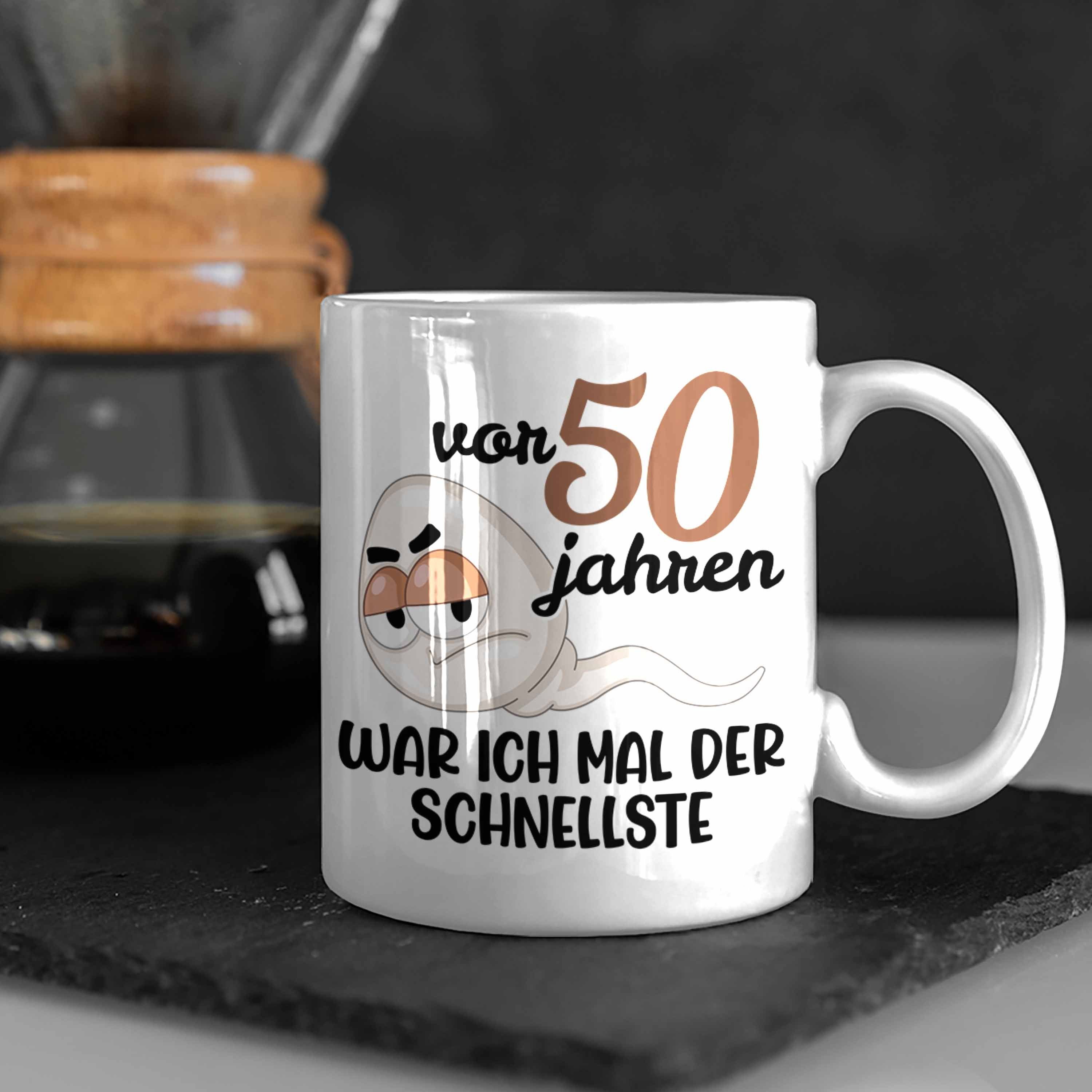 Tasse Geschenkidee Vater Geschenk Mann 50 Trendation Weiss Vater Männer Lustig 50. Tasse Geschenke Geburtstag Mann 50 - Jahre 50er Trendation Alt Männer