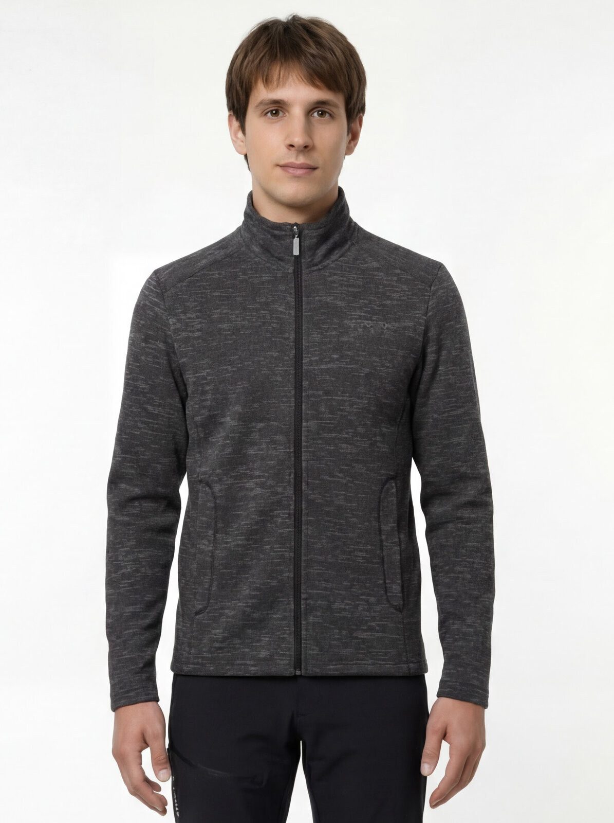 VAUDE Outdoorjacke SE Men's Tikoma Fleece Jacket II (1-St) warme Fleecejacke in Strickoptik