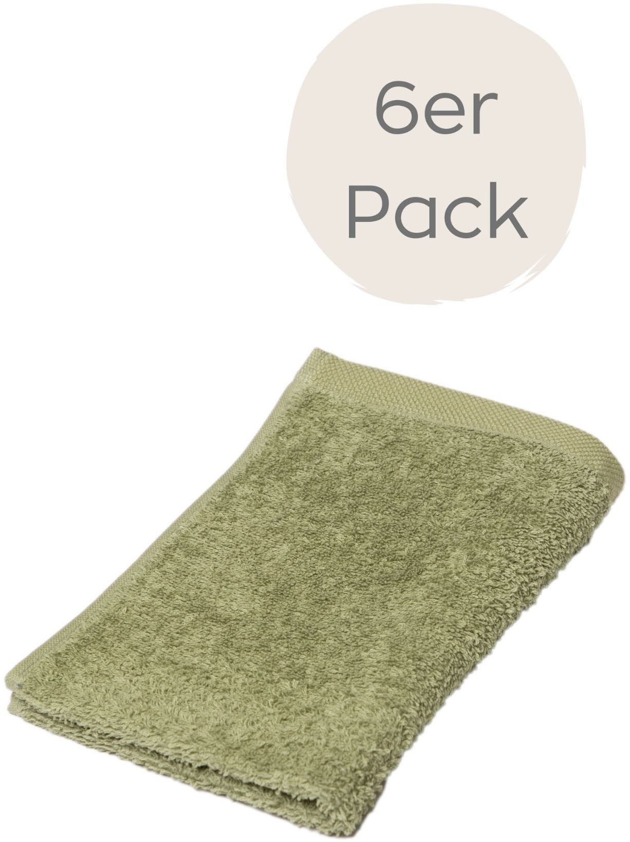 Wewo fashion Gästehandtücher 9517G, Frottee (Packung, günstig online kaufen