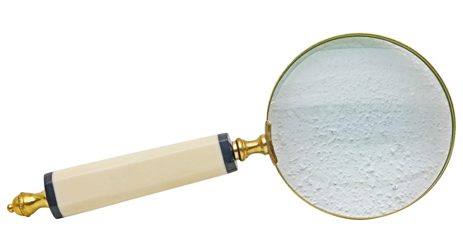 Dekoobjekt Lupe Leselupe Lesehilfe Antik-Stil Handlupe Vergrößerungsglas d