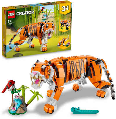 LEGO® Konstruktionsspielsteine »Majestätischer Tiger (31129), LEGO® Creator 3in1«, (755 St)