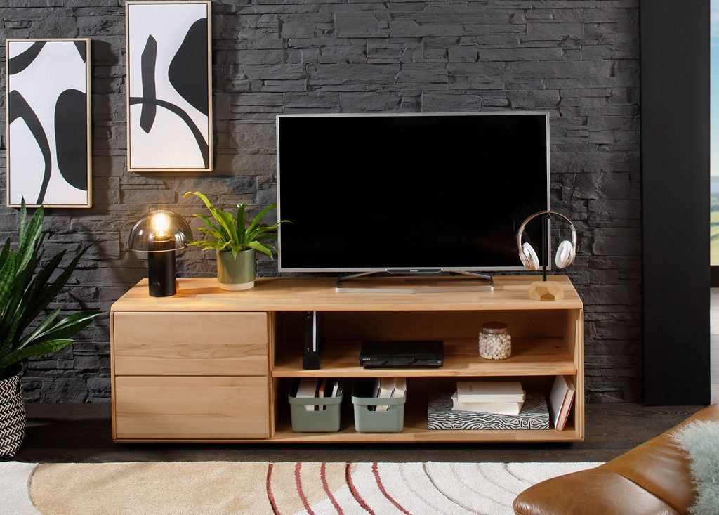 Main Möbel TV-Schrank TV Element 149x47cm "Messina" Kernbuche massiv
