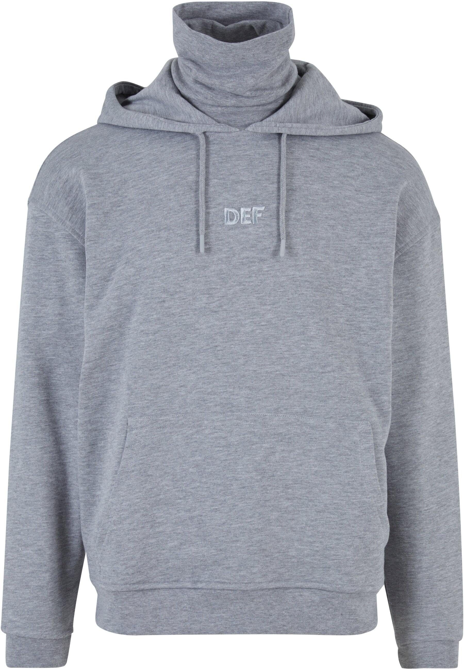 DEF Kapuzensweatshirt DEF Herren DEF Hendrik Hoody Grey Melange (1-tlg)