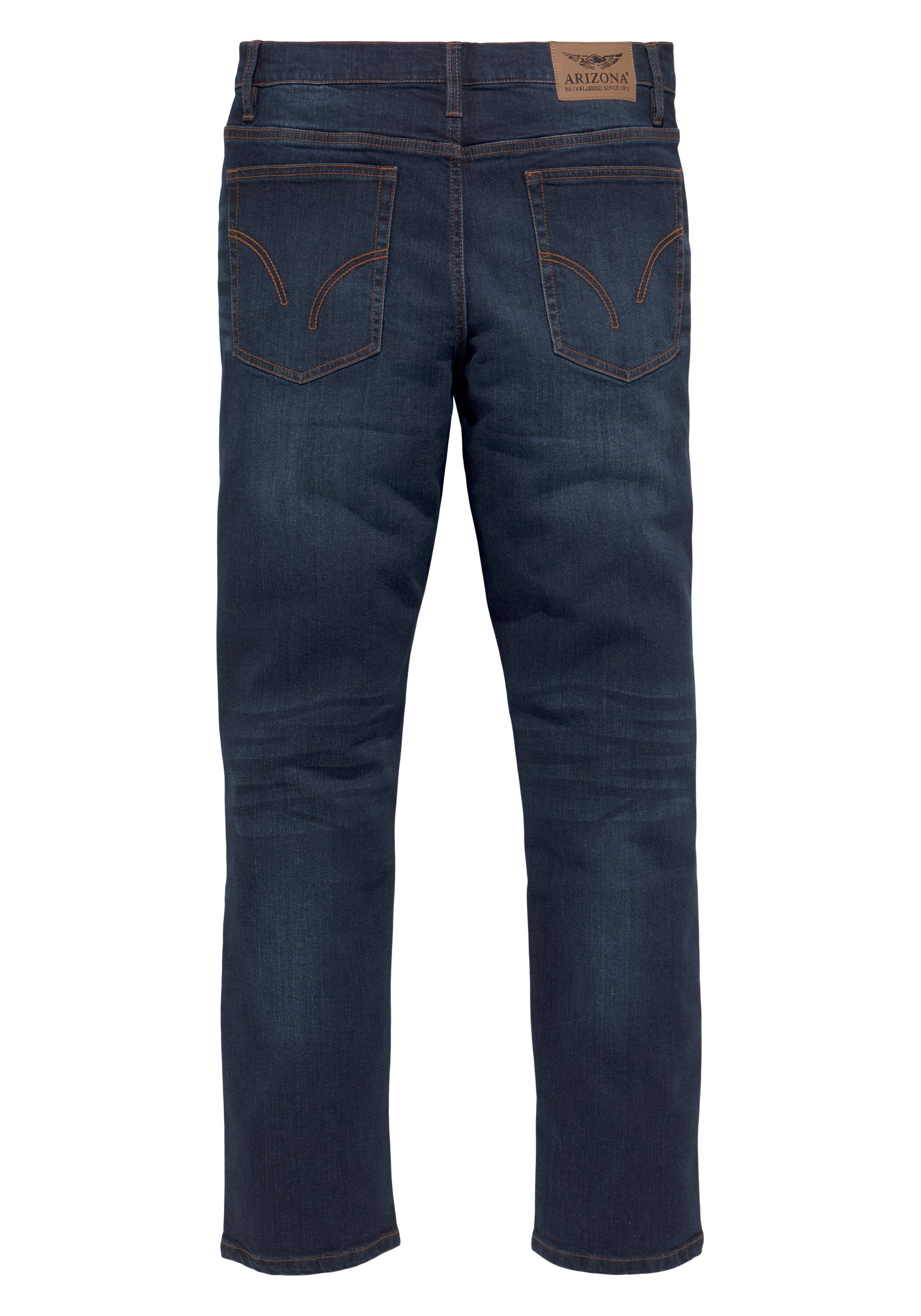 Arizona Stretch-Jeans gerade geschnittenes Bein, niedrige Leibhöhe
