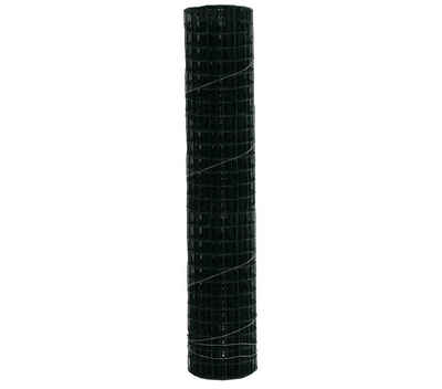 Dehner Zaun Drahtgitter, Länge 500 cm, PVC-Ummantelung, PVC-ummanteltes Drahtgitter mit quadratischen Maschen