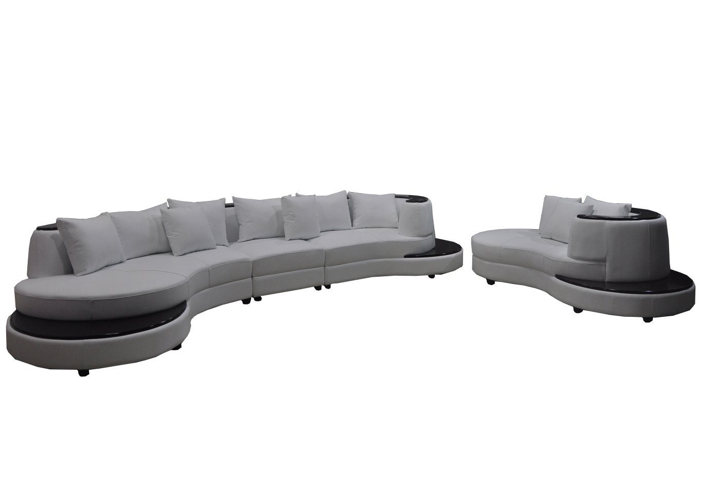Polster Modern, Made U-Form Europe Wohnlandschaft Sofa JVmoebel Sofa Luxus in weiße Neu