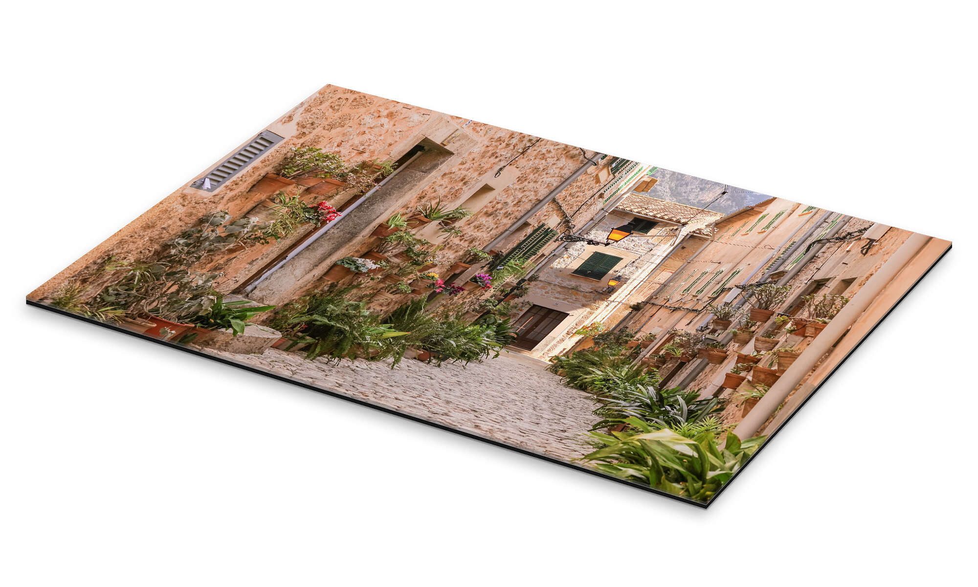 Posterlounge Wandbild Gasse in Valldemossa, Mallorca günstig online kaufen