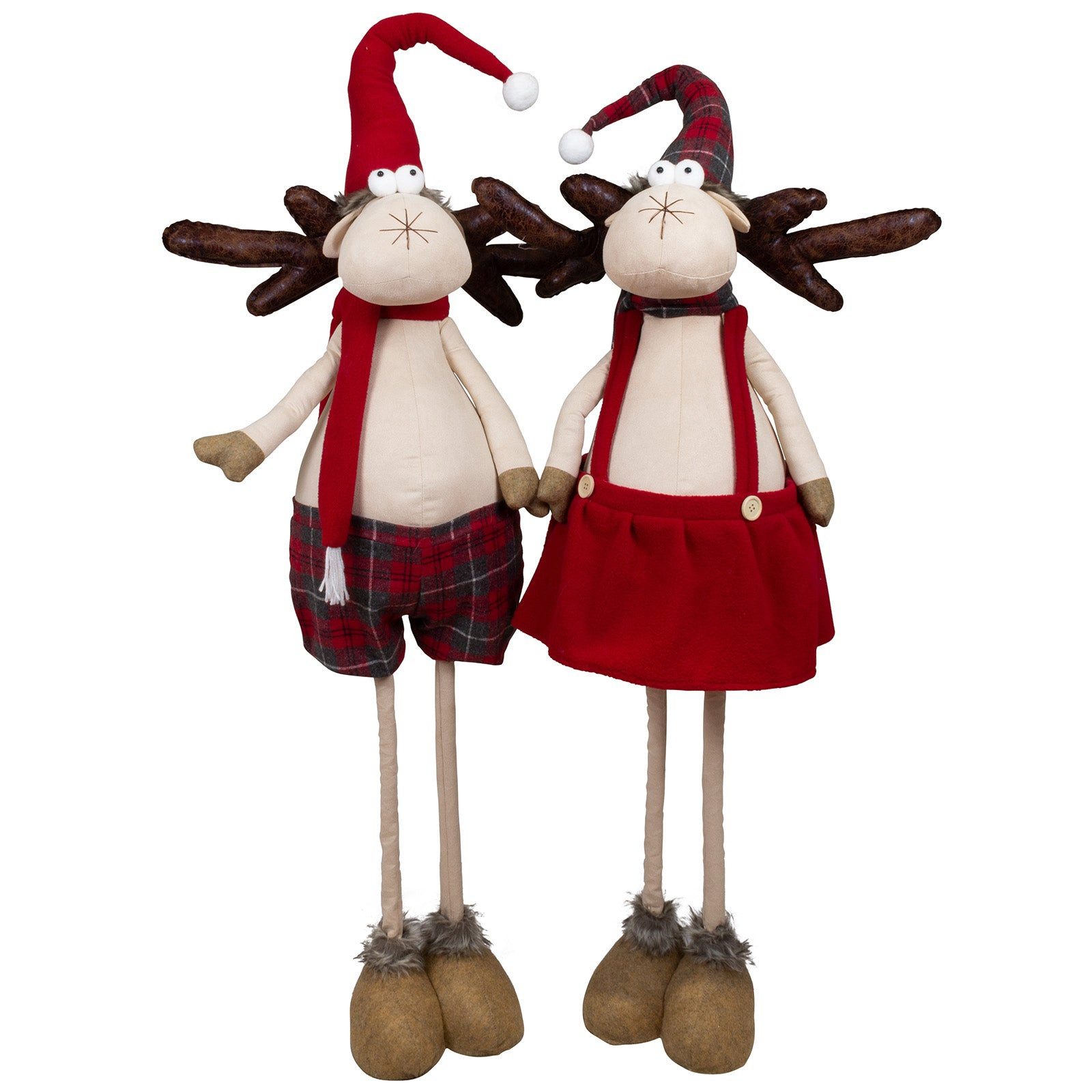 Weihnachtsfigur XXL Elch 65-115 cm (90-140 cm)