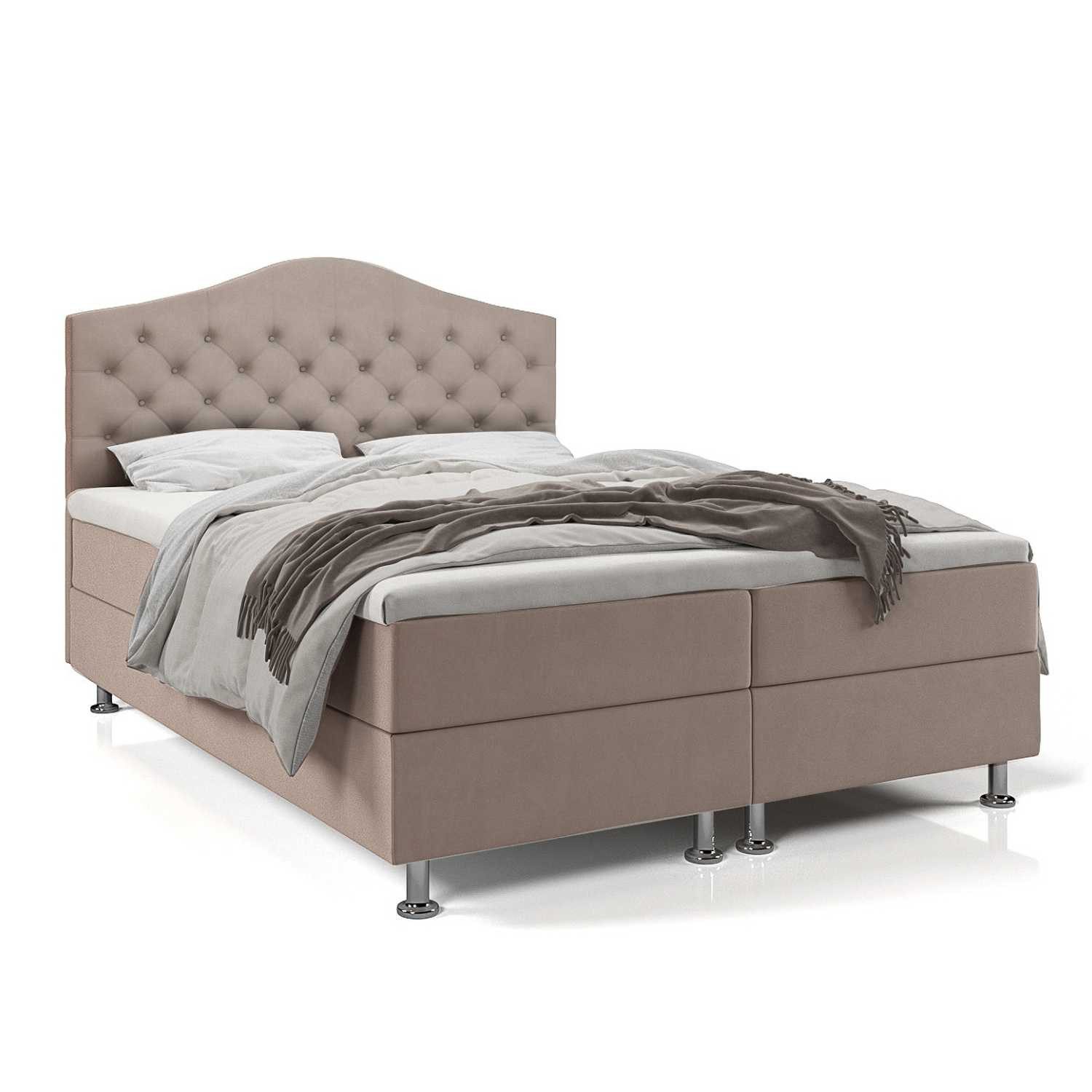 Best for Home Boxspringbett Glamour Bonellfederkern günstig online kaufen