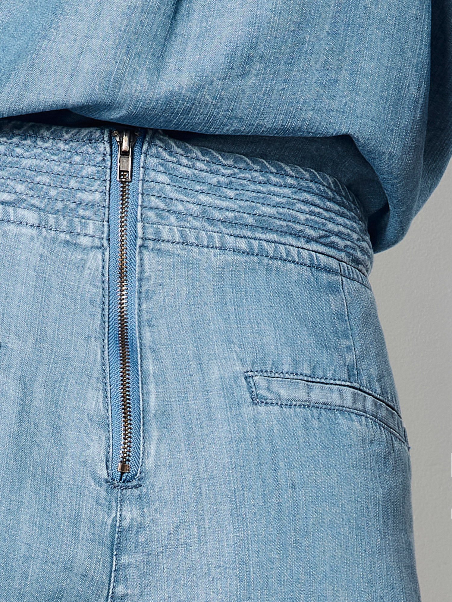 Apricot Minirock Wickel-Minirock aus Denim