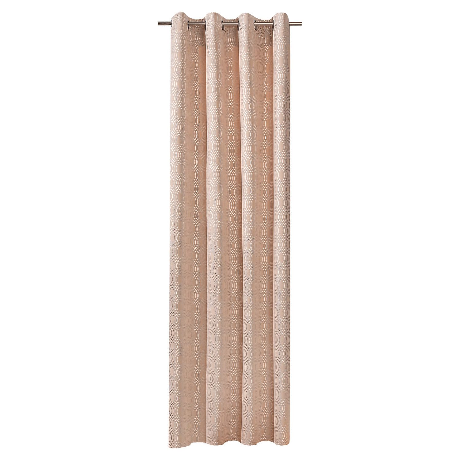 Verdunkelungsvorhang PORTU, Verdunklung, Beige, 135 x günstig online kaufen