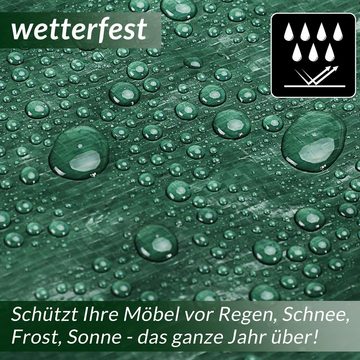 Kingsleeve Gartenmöbel-Schutzhülle (1-St), Wetterfest Wasserabweisend PE Abdeckung Bierbankgarnitur Plane