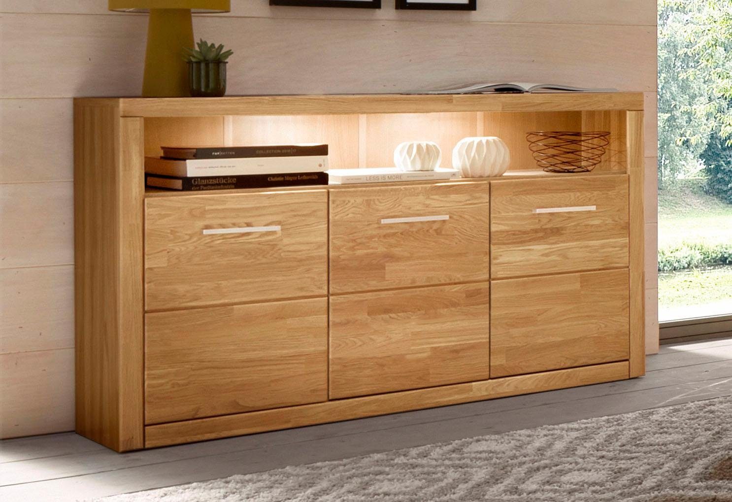 Home affaire Sideboard Ribe, Breite 130 cm