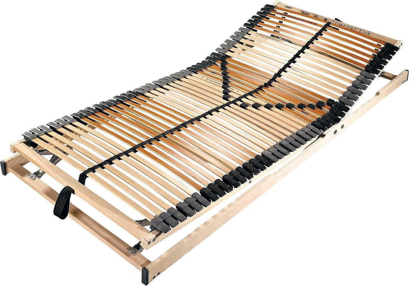 Lattenrost Comfort Lux, Beco, Kopfteil manuell verstellbar, Fußteil manuell verstellbar