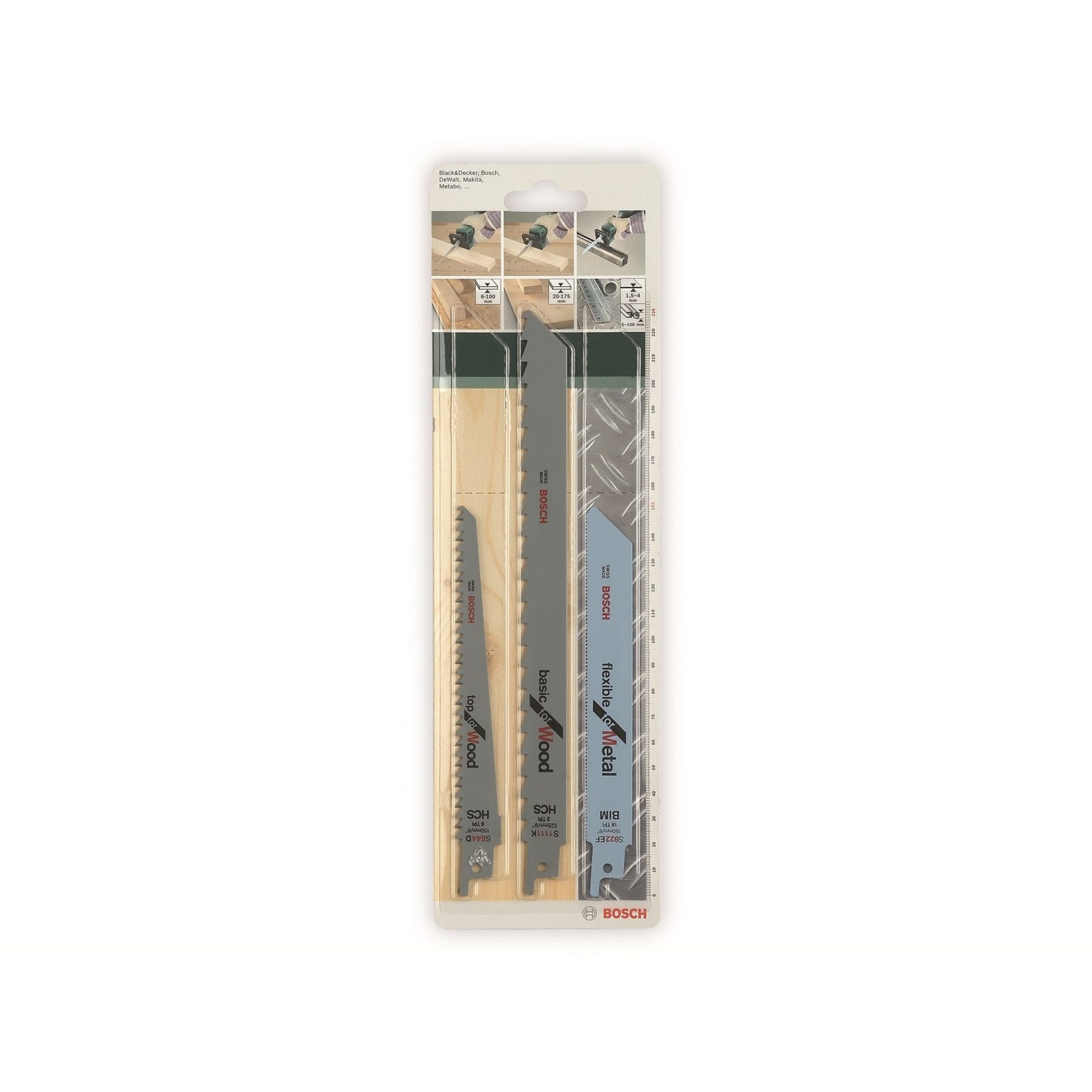 BOSCH Sägeblatt BOSCH Säbelsägeblatt-Set, S 922 günstig online kaufen