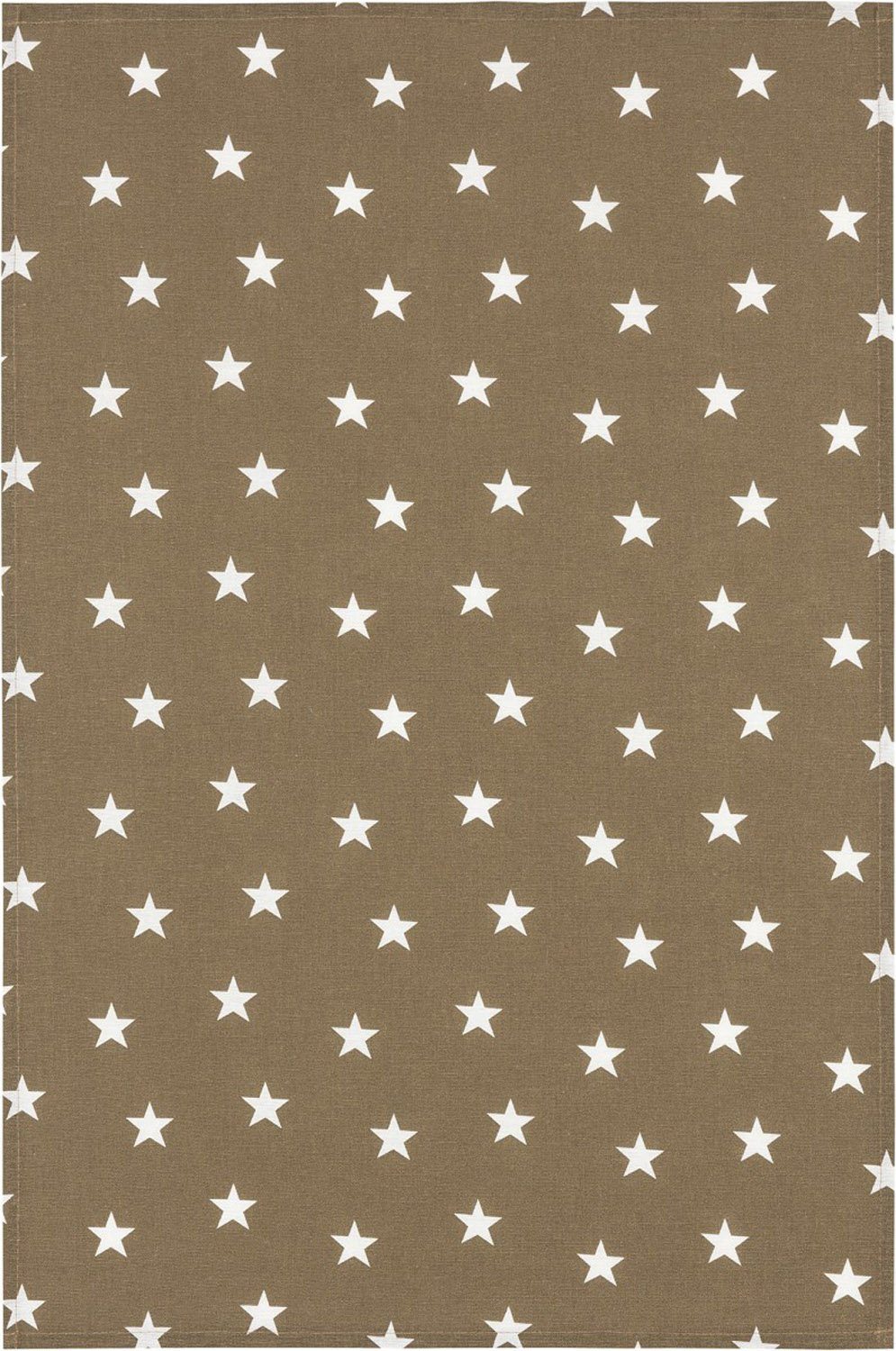 3-tlg., x 45 bedruckt 3er cm, ca. (Set, Baumwolle Kracht (3 Beige Sternchen, 70 Geschirrtücher Geschirrtuch Set), Stück), Pack