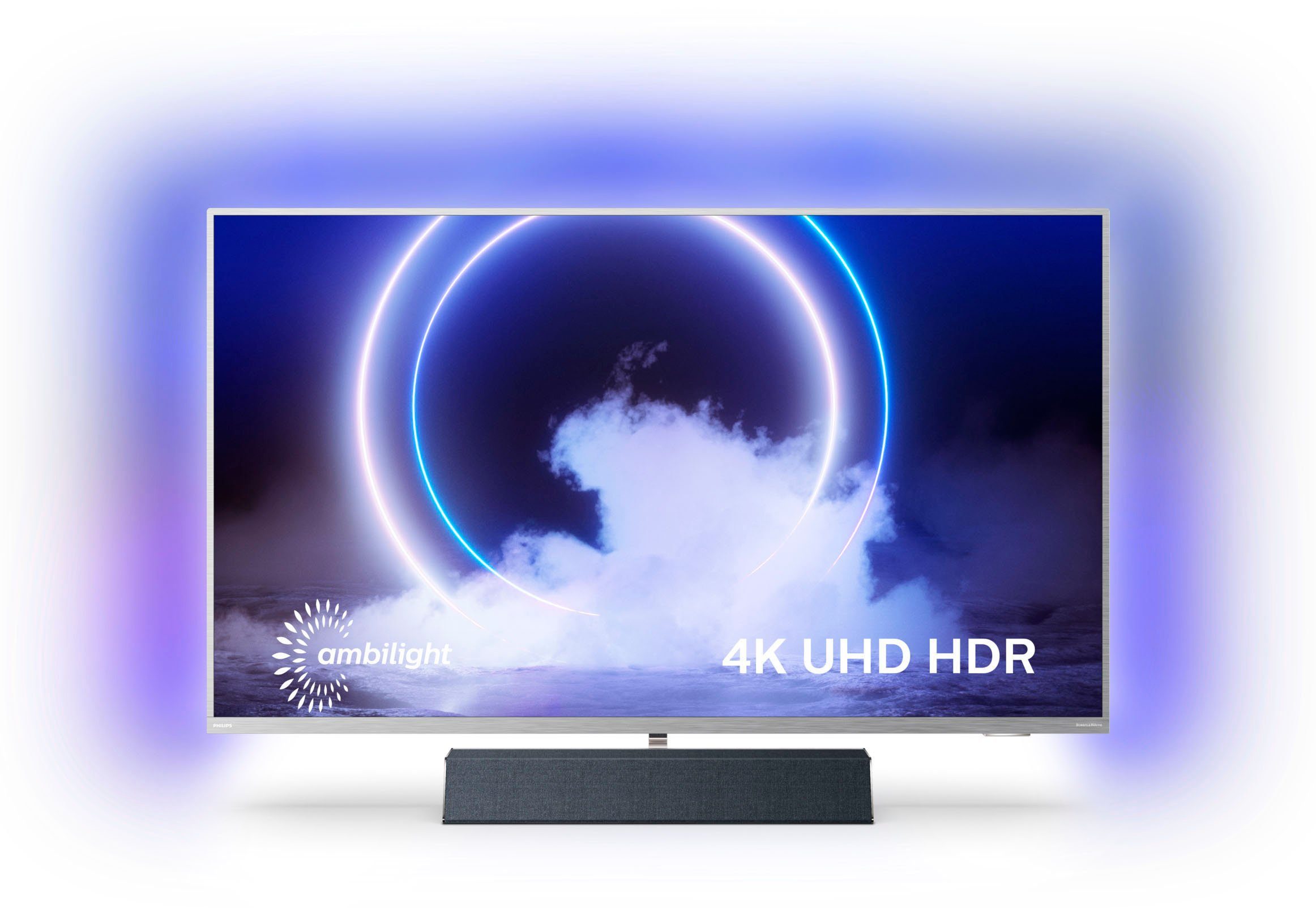 Philips 43PUS9235/12 LED-Fernseher (108 cm/43 Zoll, 4K Ultra HD, Smart-TV, 3 -seitiges Ambilight), Integrierter Triple-Tuner (DVB-T/T2 HD/C/S/S2), PPI  2300 (Wide Color Gamut)