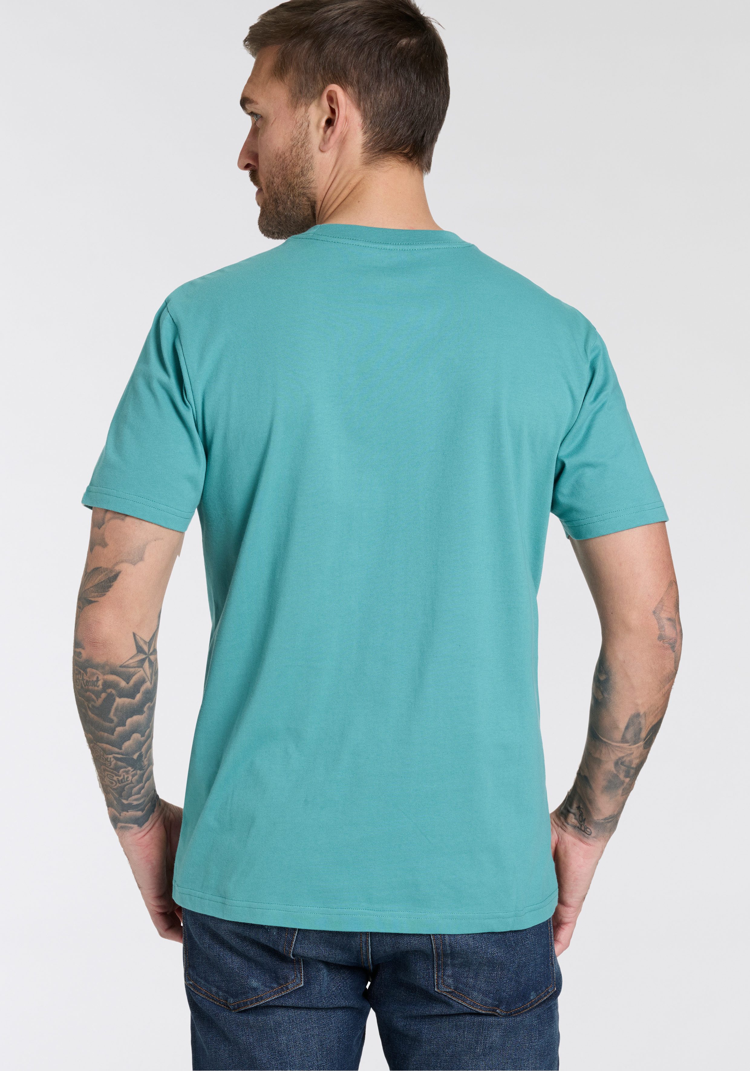 Quiksilver T-Shirt NOTCHED SHORT SLEEVE TEE PACK3 YM (3-tlg) 3er-Pack, Kurzarm, aus Baumwolle – Bild 3 von 5