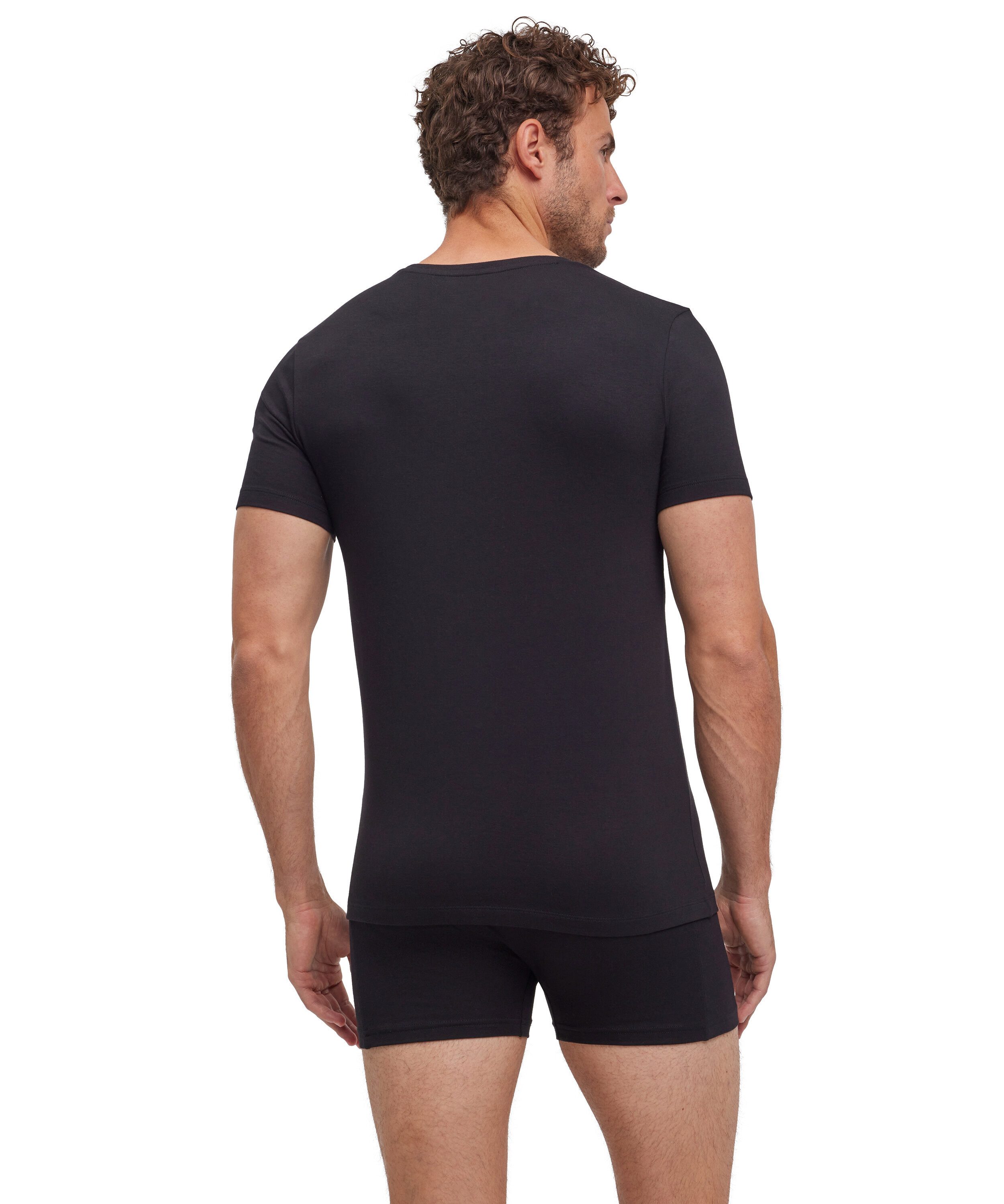 FALKE Unterziehshirt FALKE Underwear - Kurzarmshirt Daily Comfort (2-St., 2) Softe Baumwolle mit Elasthan