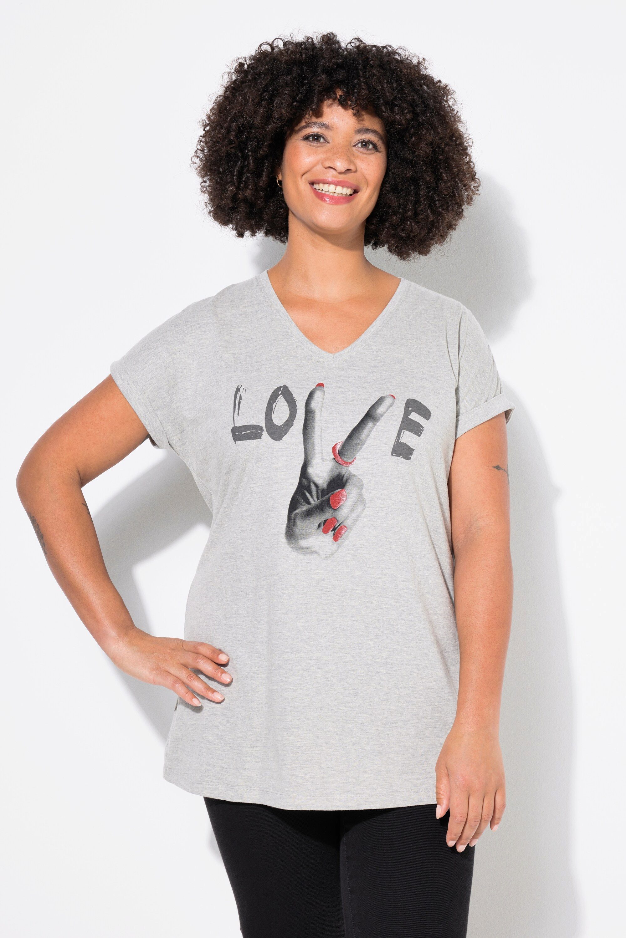 T-Shirt T-Shirt Komfort Fit LOVE-Motiv
