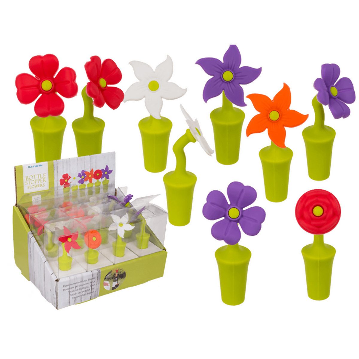 Out of the Blue Flaschenverschluss Flaschenverschluss, Blume, ca. X cm