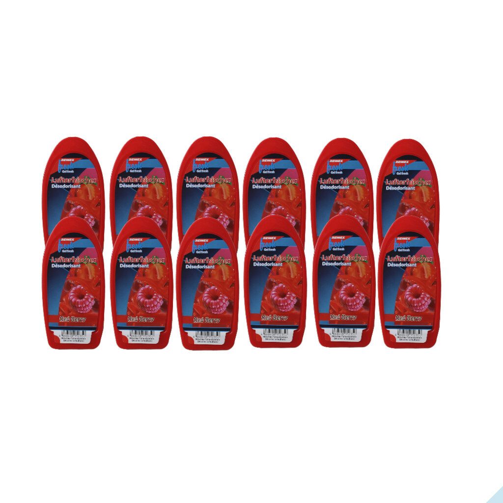 Raumduft Lufterfrischer Gel, Ocean oder Red Berry (12-St), Red Berry