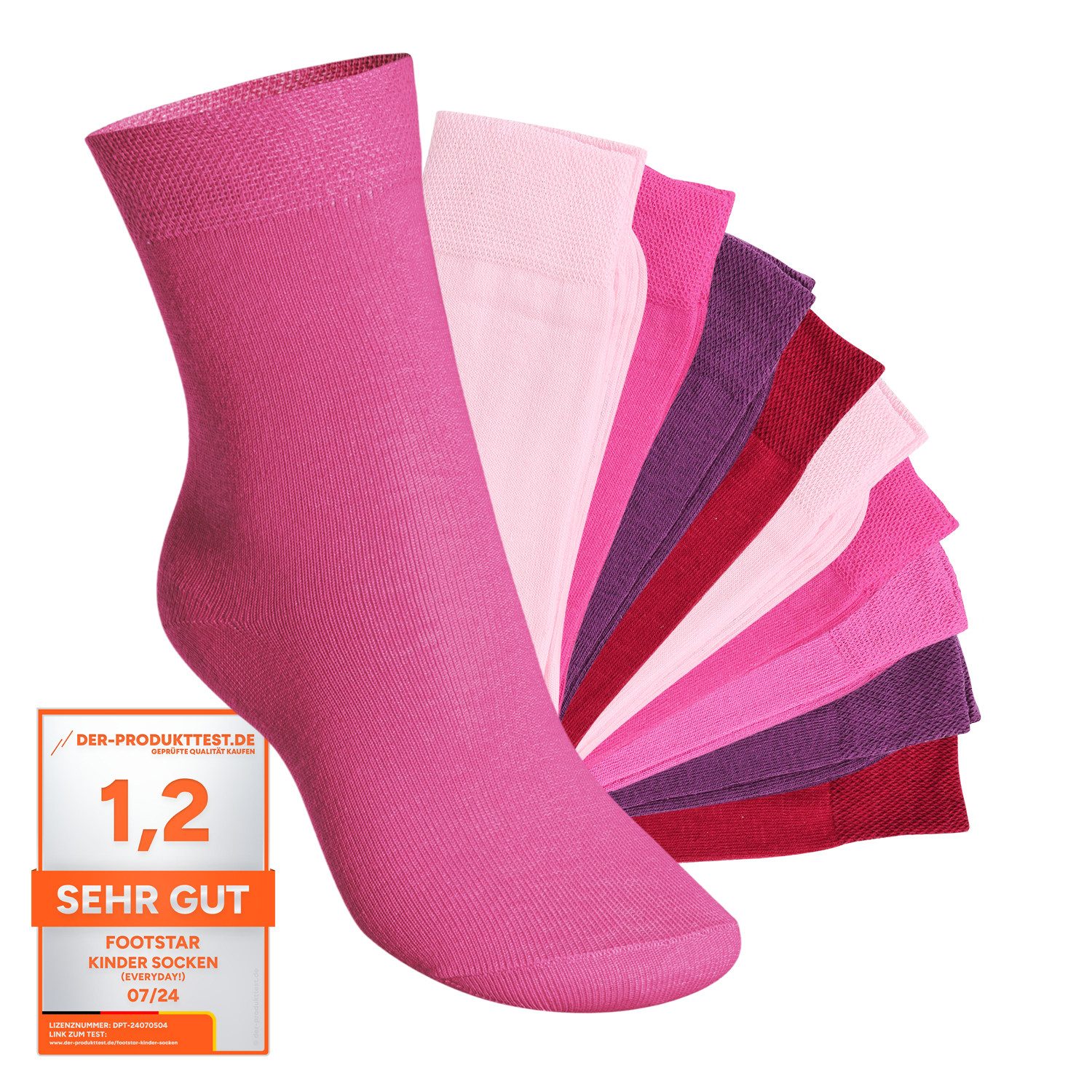 Footstar Basicsocken EVERYDAY! 10 Paar Kinder Socken für Jungen & Mädchen