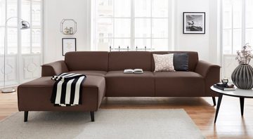 DOMO collection Ecksofa Amora L-Form, mit Recamiere, inklusive komfortablem Federkern