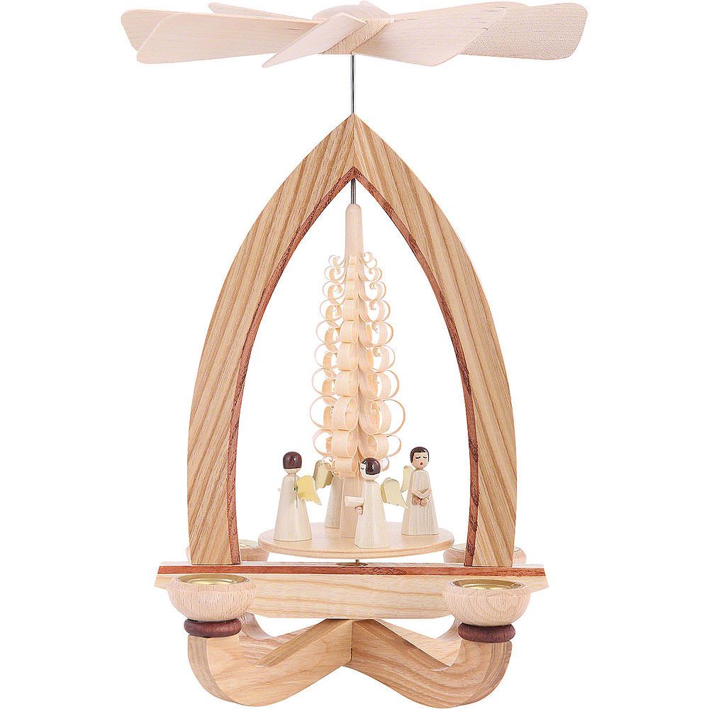 Heinz Lorenz Pyramiden Weihnachtspyramide 1-stöckige Pyramide Engel (28cm) von Heinz Lorenz Pyramiden