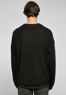 URBAN CLASSICS Strickpullover Urban Classics Herren V-Neck Sweater (1-tlg)