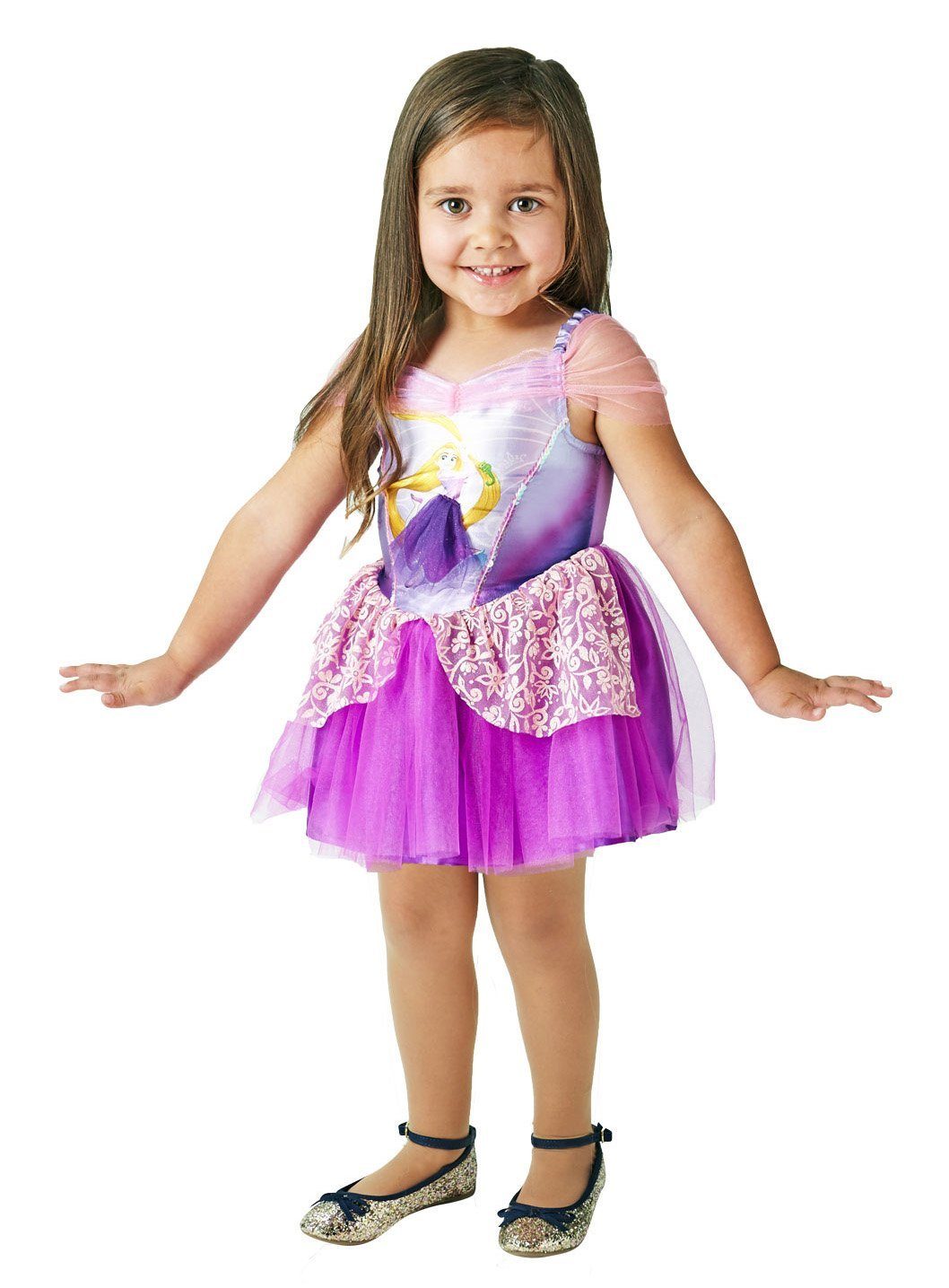 Rubie´s Prinzessin-Kostüm Disney Prinzessin Rapunzel Ballerina Kinderkleid, Süßes Tutukleid für märchenhafte Ballerinas
