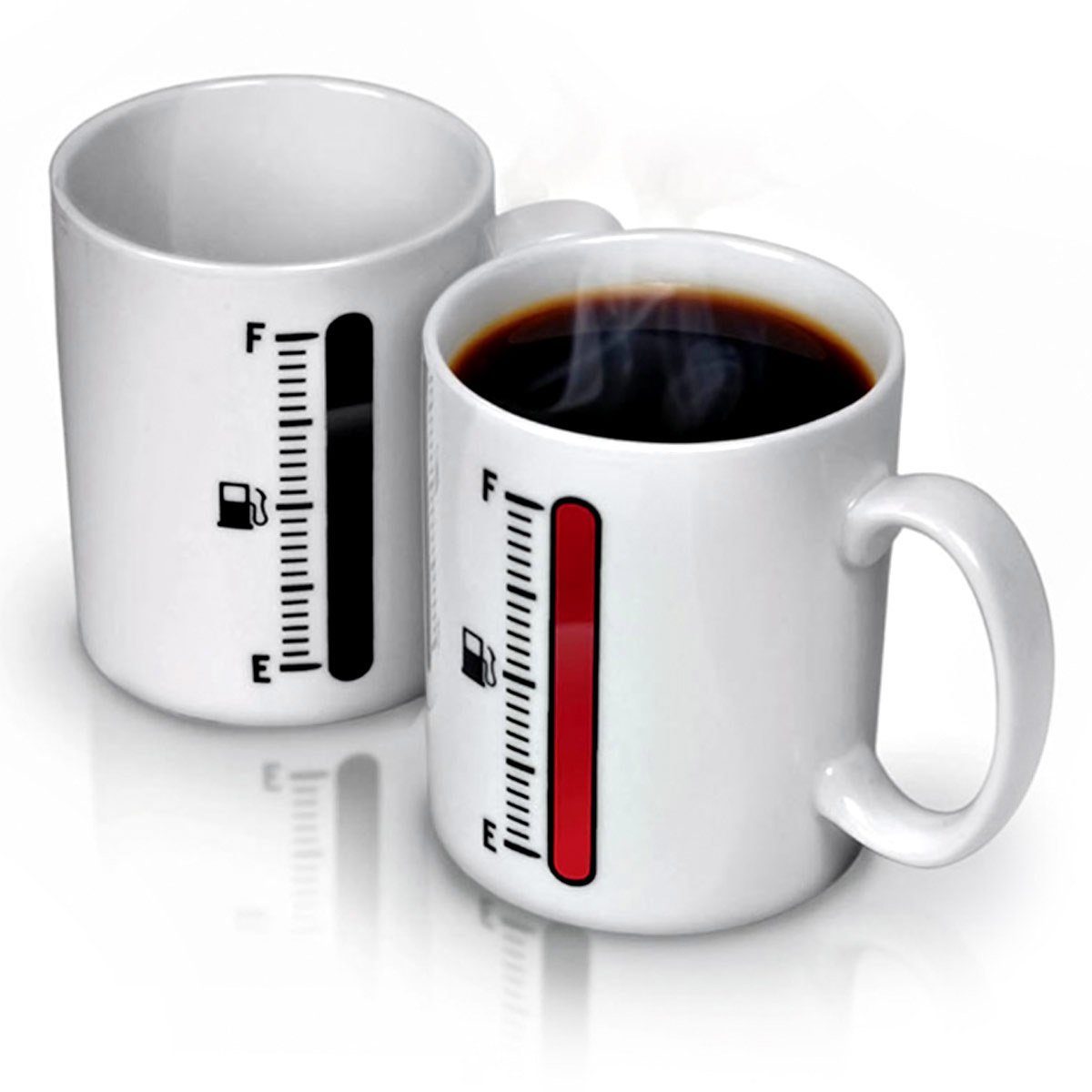 Goods+Gadgets Tasse Animierte Tee Tasse Kaffeetasse, wärmeempfindlicher Retro Trink Becher | Teetassen