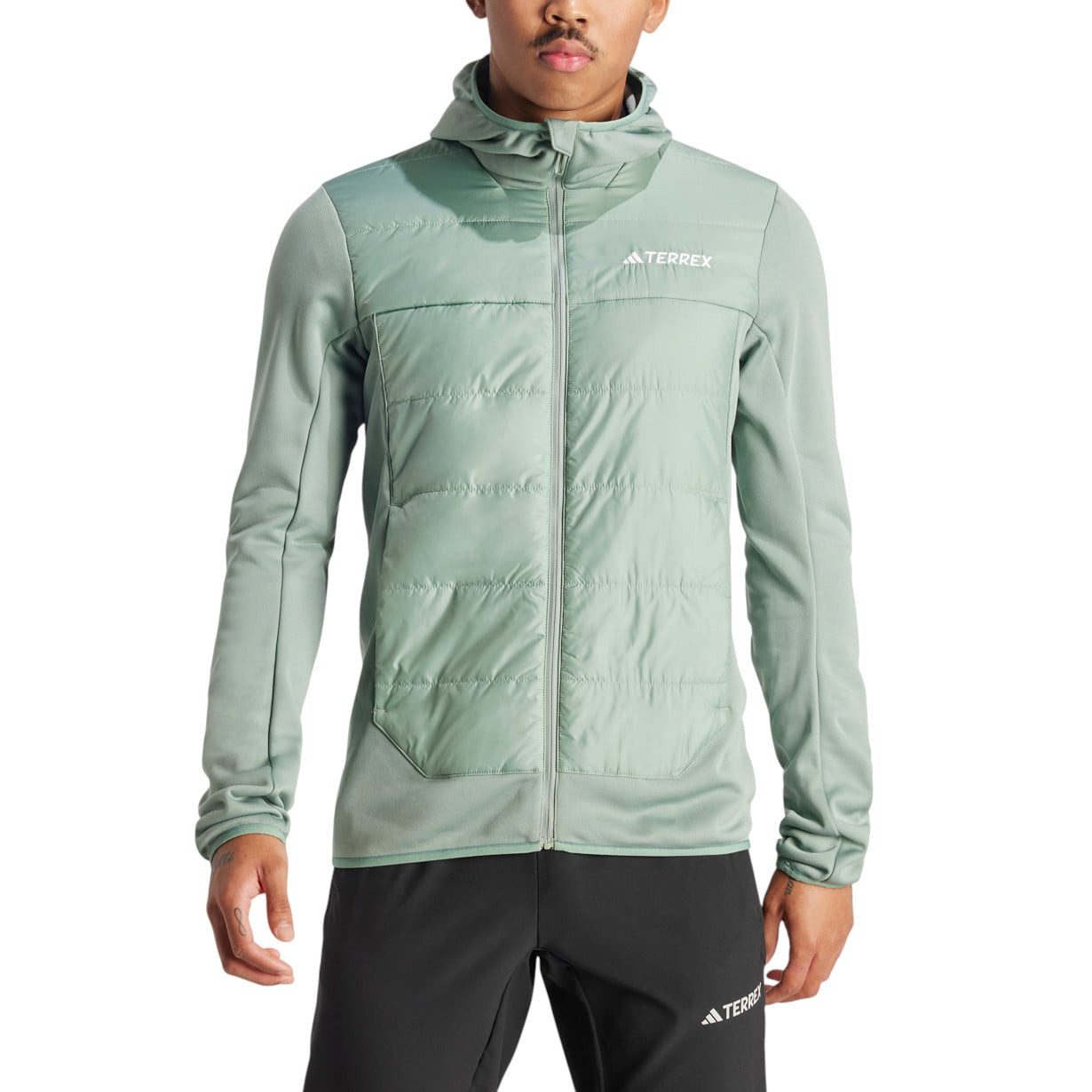 adidas Performance Hybridjacke Terrex Multi Hybrid Insulated (atmungsaktiv) hellgrün Herren