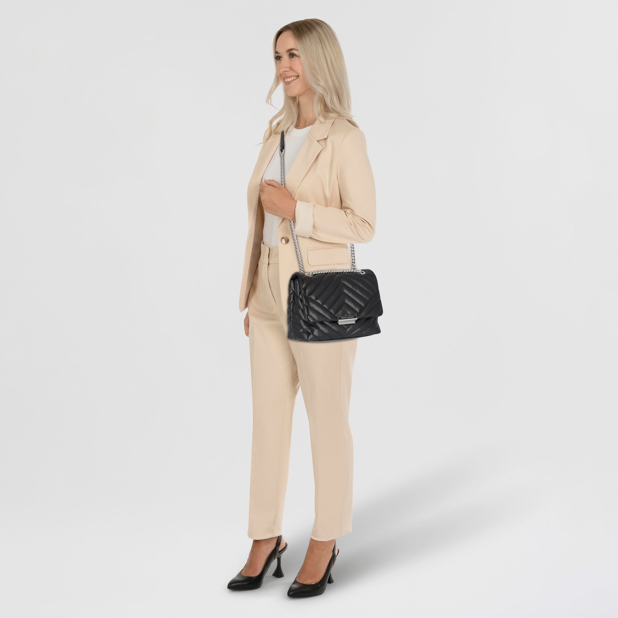 ARMANI EXCHANGE Schultertasche, Polyester günstig online kaufen