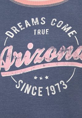 Arizona Pyjama (2 tlg) im College-Look mit Folienprint