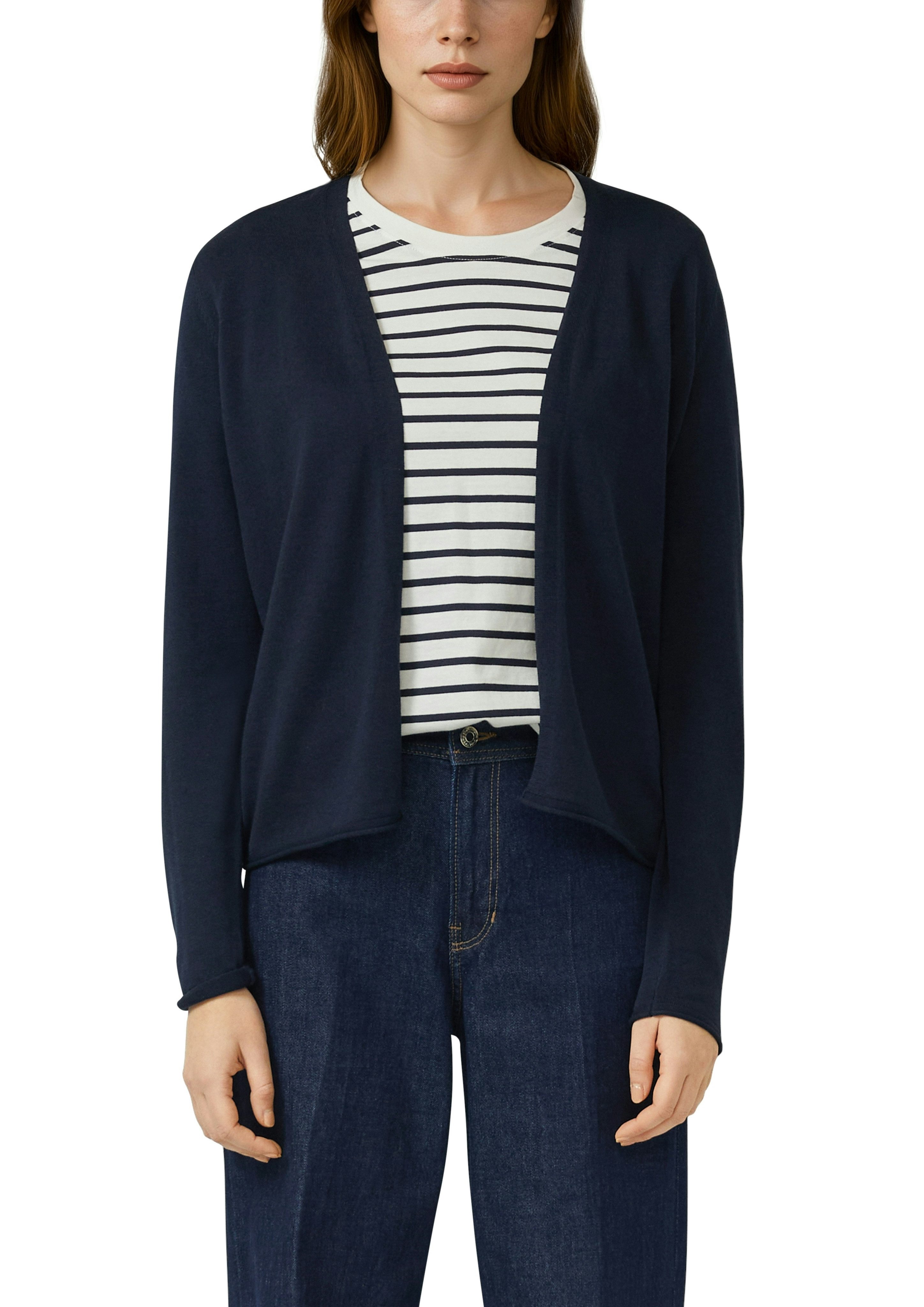 s.Oliver Cardigan ohne Verschluss und mit V-Ausschnitt