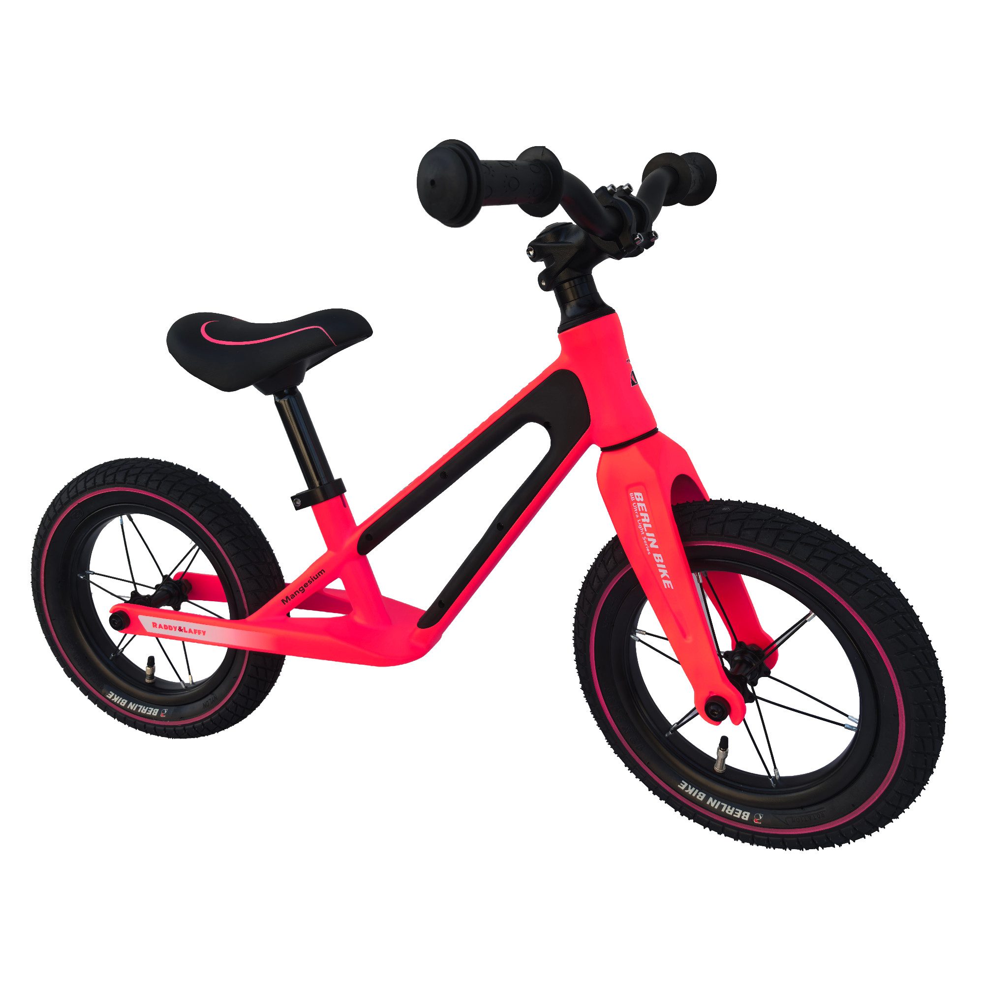 BERLIN BIKE Laufrad Magnesium Kinderlaufrad 12-Zoll – ideales Geschenk für Kinder 12 Zoll, Spielerisch Balance und Motorik fördern