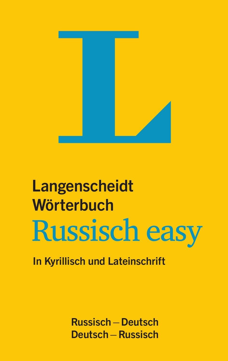 Schulbuch Langenscheidt Wörterbuch Russisch easy In Kyrillisch und Lateinschrift diverse
